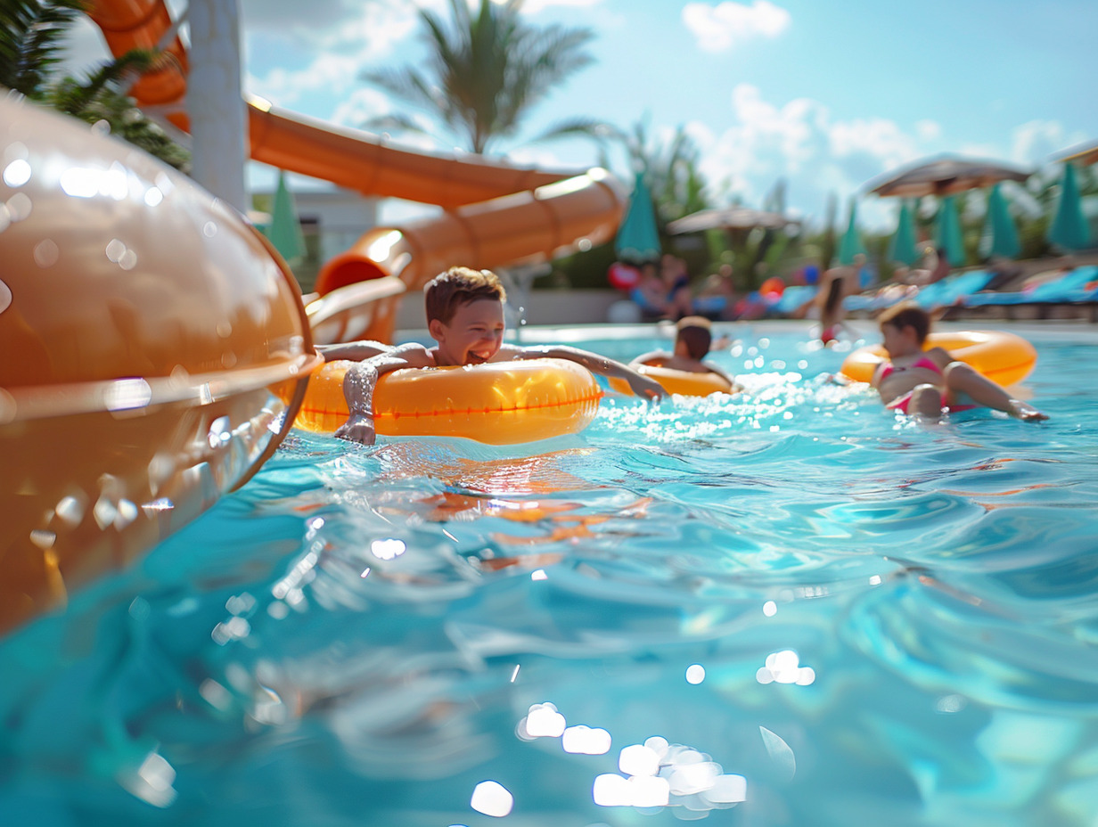 toboggan piscine